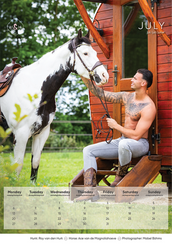 Horse and Hunk Calendrier 2026