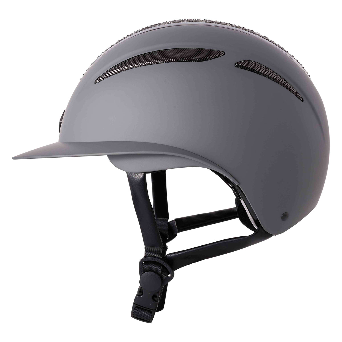 Imperial Riding Bombe IRHOlania Deluxe Big Visor Gris