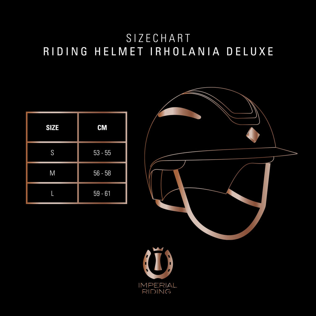 Imperial Riding Bombe IRHOlania Deluxe Small Visor Noir