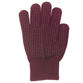 Kerbl Gants d’équitation Magic Grippy Bordeaux