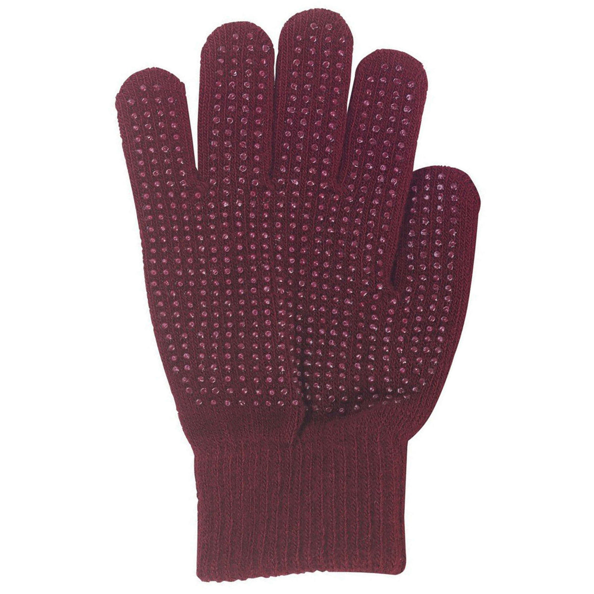 Kerbl Gants d’équitation Magic Grippy Bordeaux