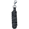 Harry's Horse Longe pour Licol Soft Support Mousqueton Noir/Gris