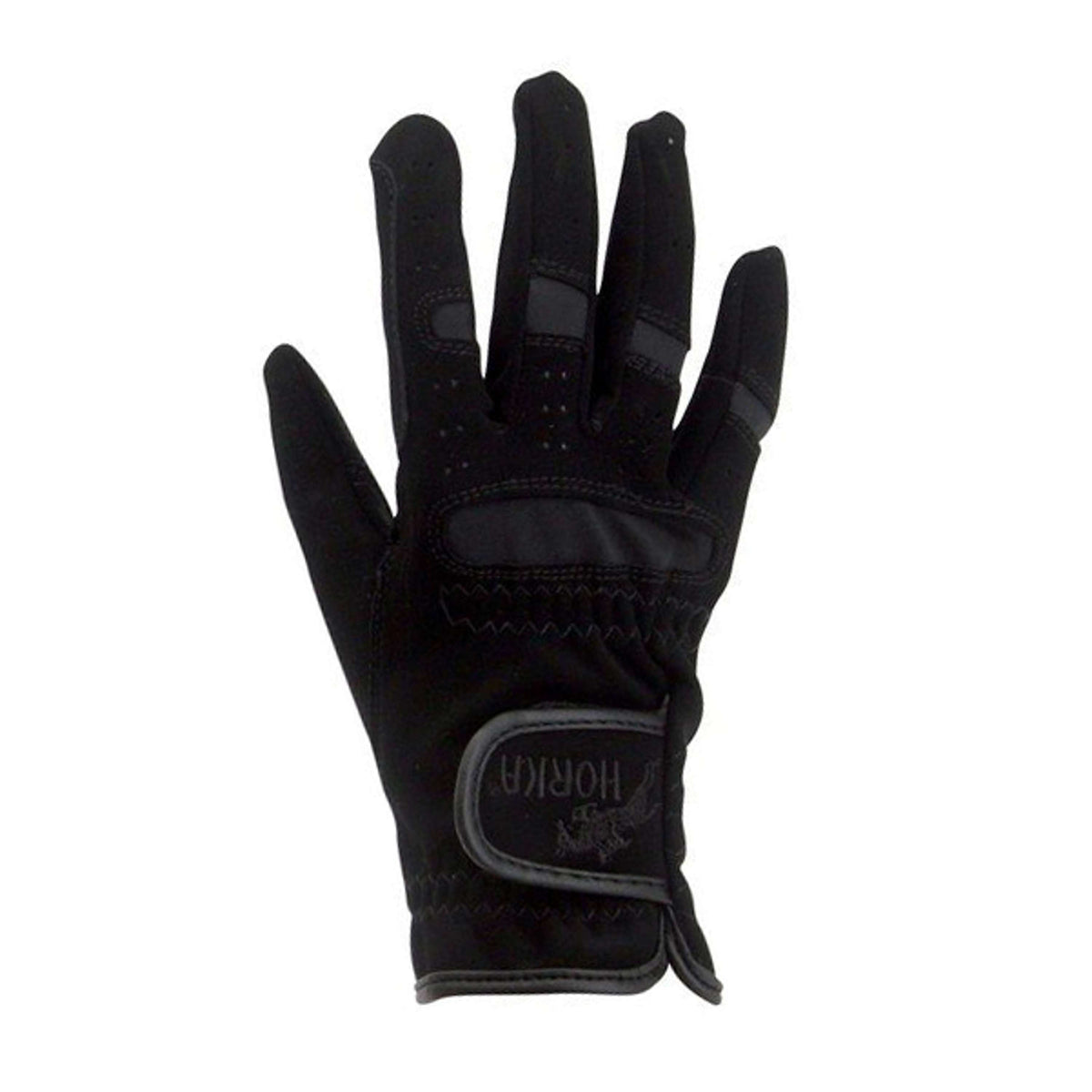 HORKA Gants d'Équitation Domy Suede Noir