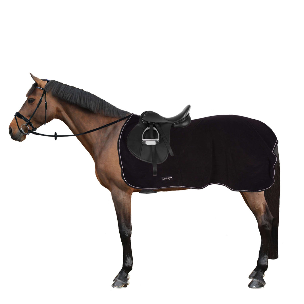 HKM Couvre-reins Mr. Feel Warm Noir/Argent