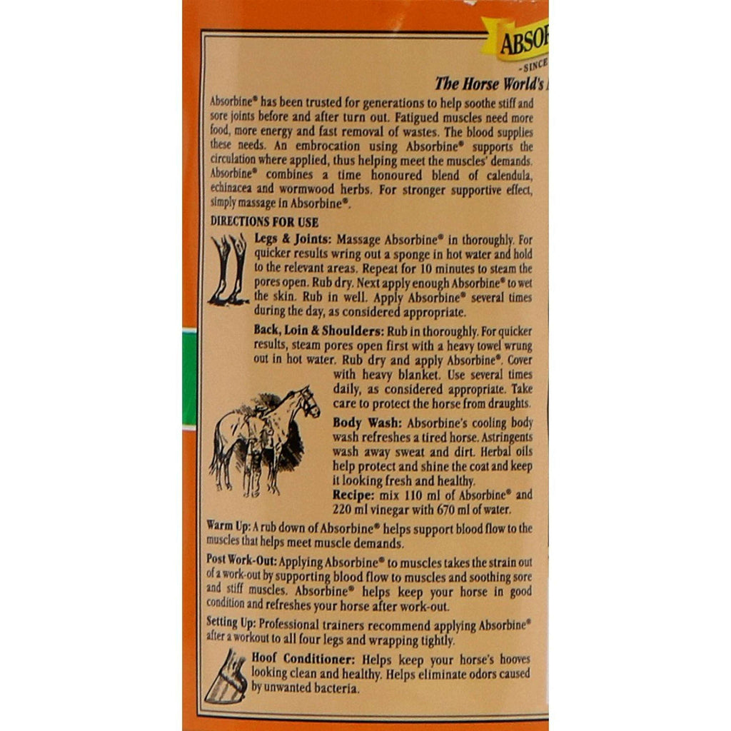 Absorbine Embrocation Liniment Liquide
