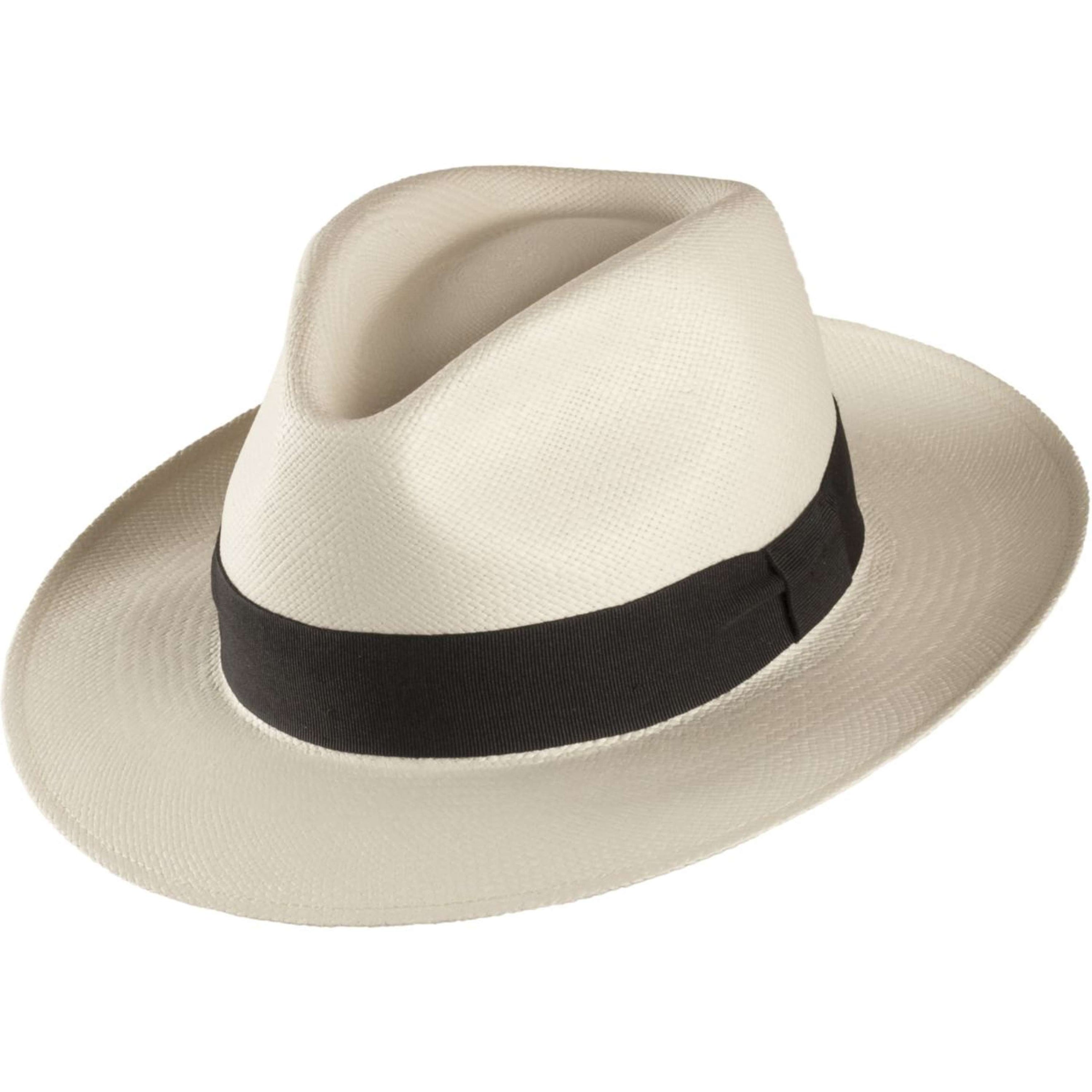 Scippis Chapeau Panama Classic Blanc