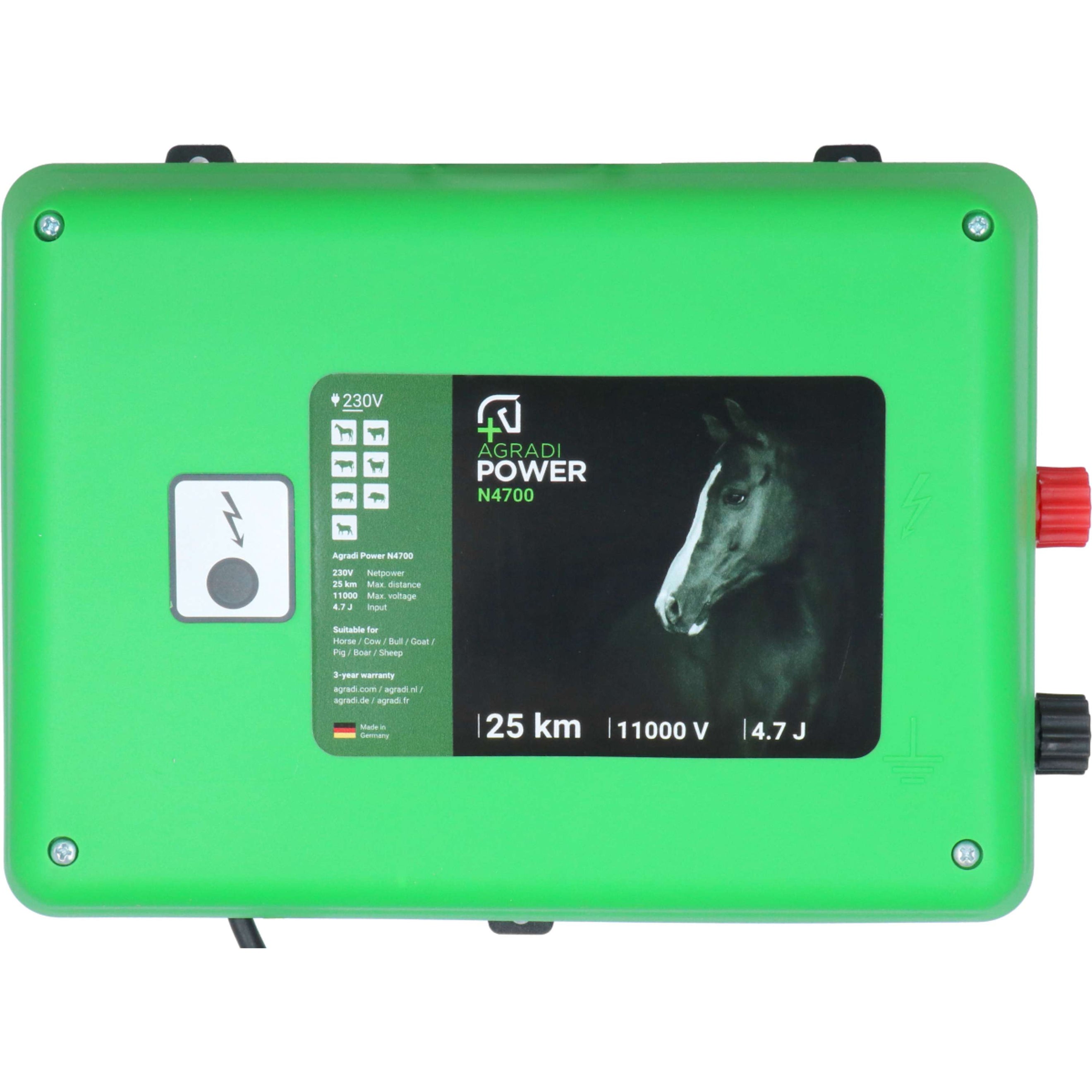 Agradi Power N4700 Électrificateur 4,7 Joule 230V