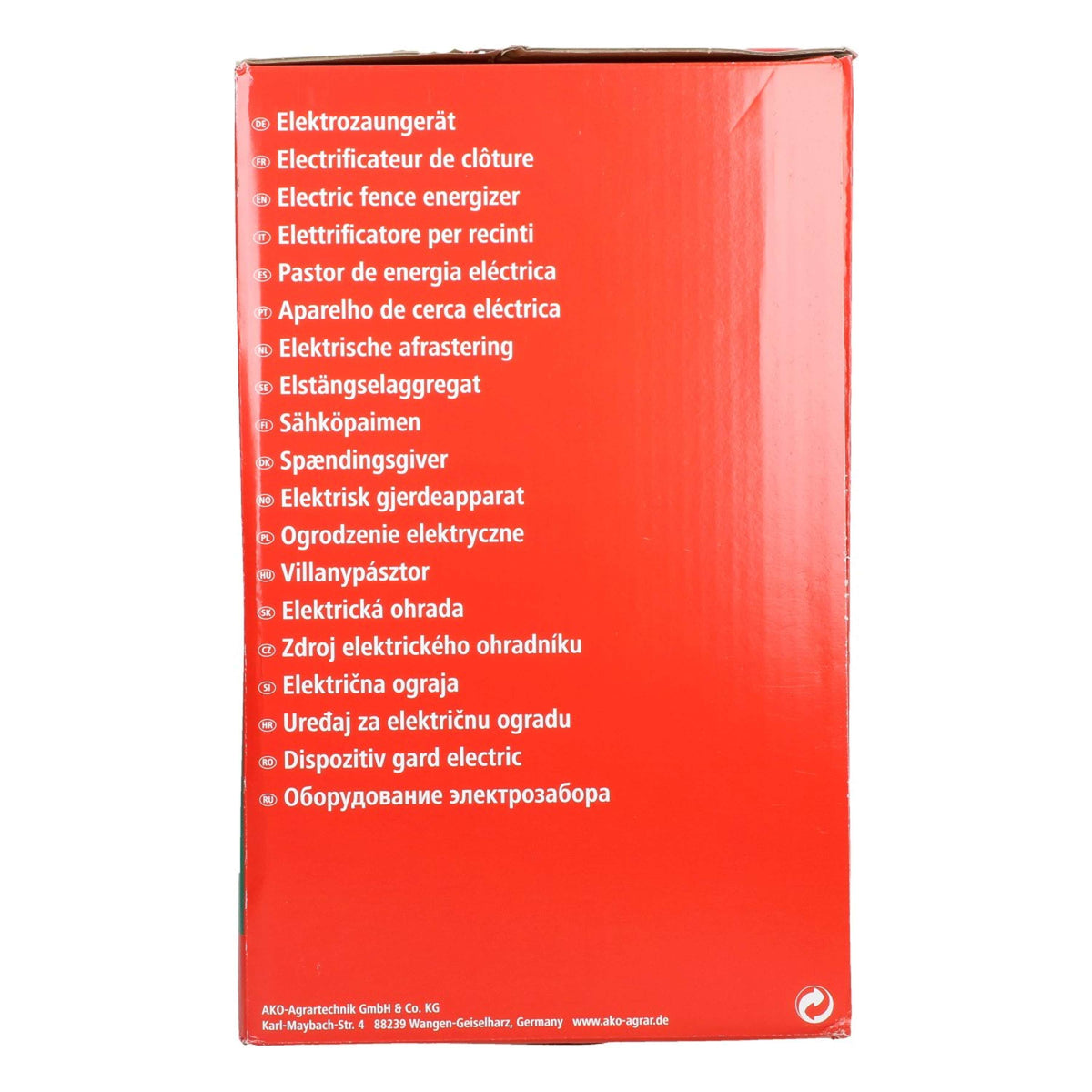 Ako Appareil à Batterie Savanne 2000 1,9 Joule avec boîtier métallique