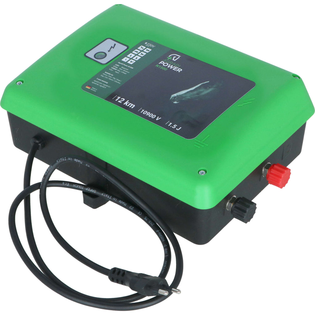 Agradi Power N1500 Électrificateur 1,5 Joule 230V Vert Foncé