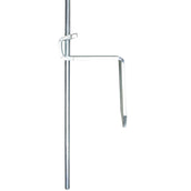 Agradi Power Piquet de Clôture Acier de Ressort avec Boucle 10 Pièces Métal 109cm Blanc