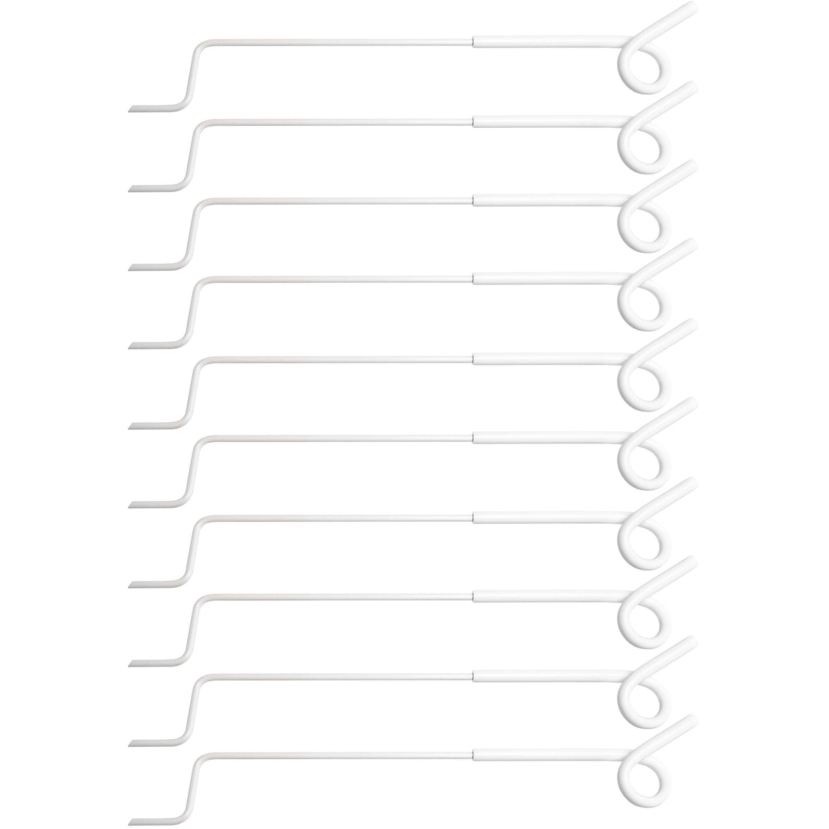 Ako Isolateur à Distance Boucle 10 Pièces Blanc