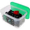 Agradi Power Isolateurs Anneau dans Seau Outil Perceuse 100 Pièces Noir