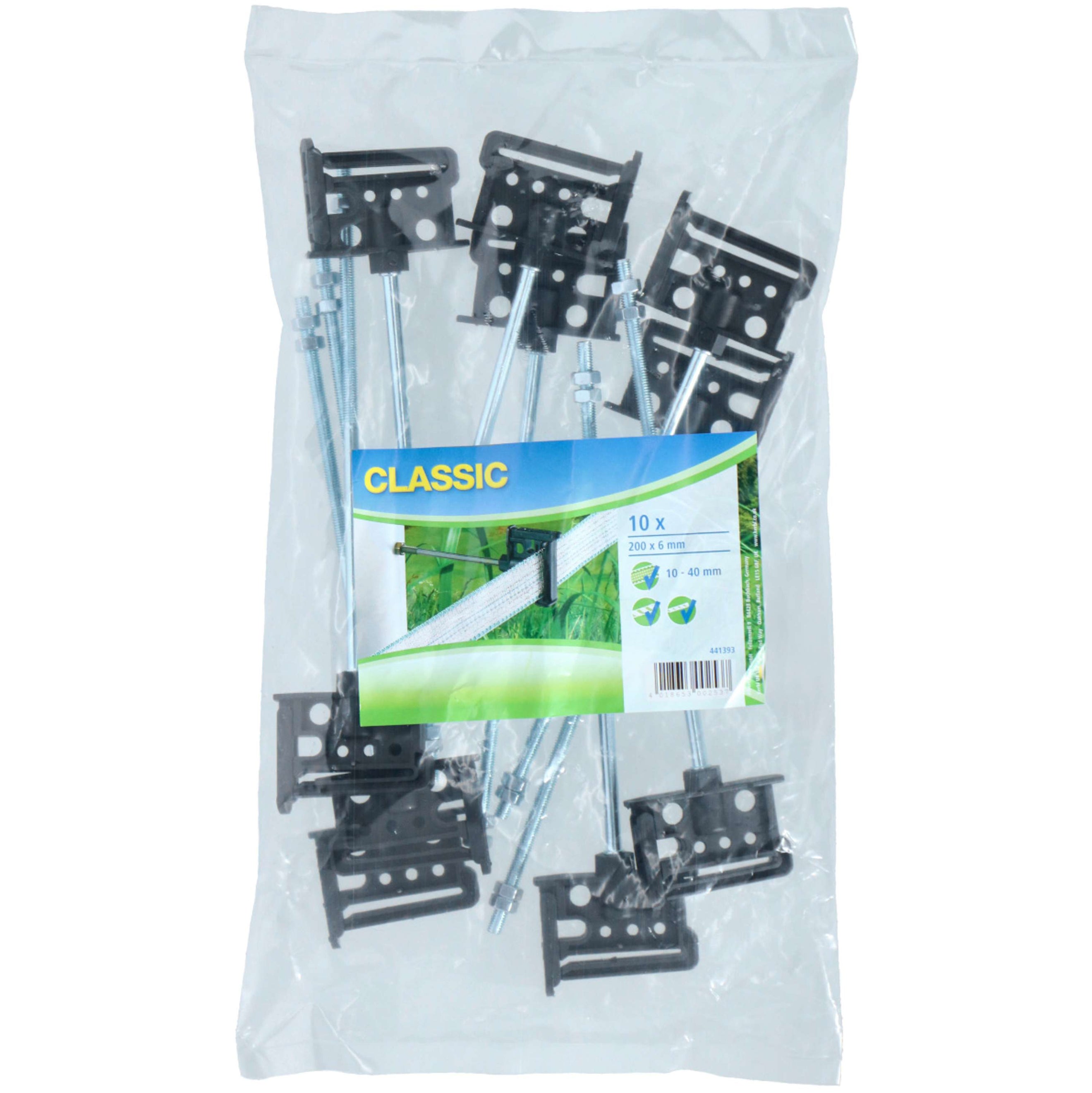 Ako Ruban Isolateur à Distance Poteau Métallique 10 Pièces Ako Ruban Isolateur à Distance Poteau Métallique 10 Pièces