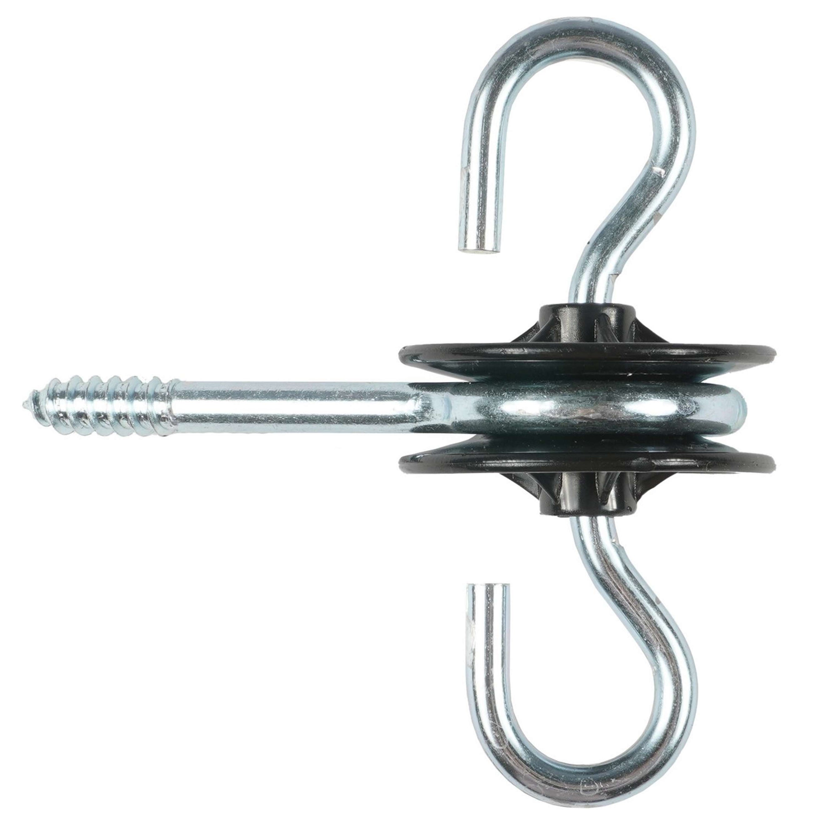 Ako Isolateur Double Ancrage 6 Pièces Noir