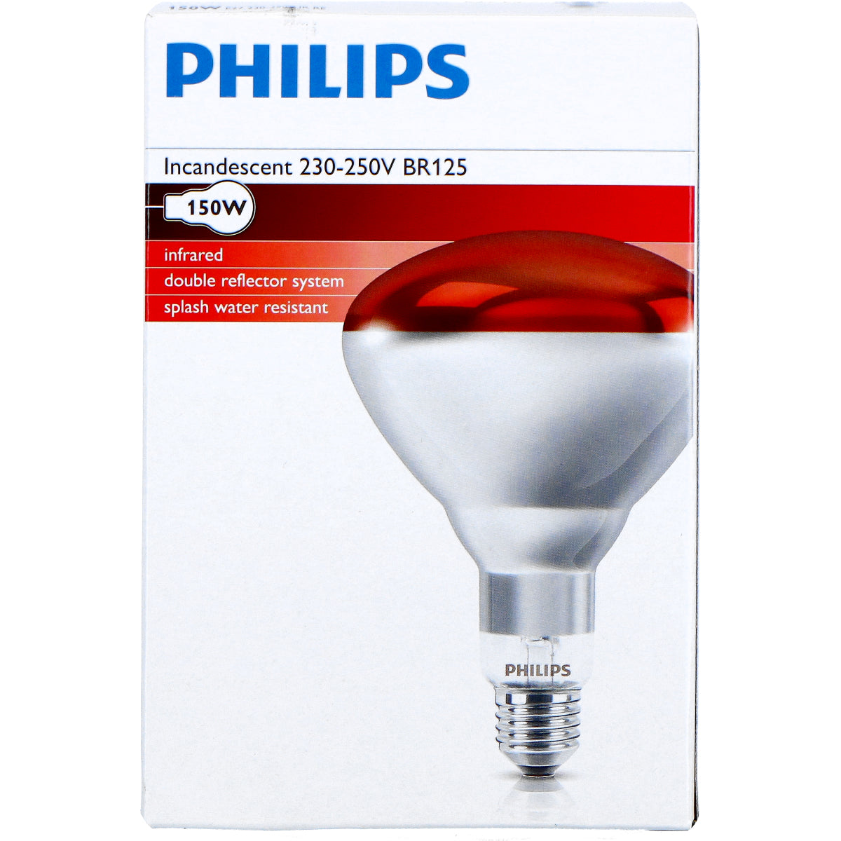 Philips Ampoule Chauffante 150W Rouge