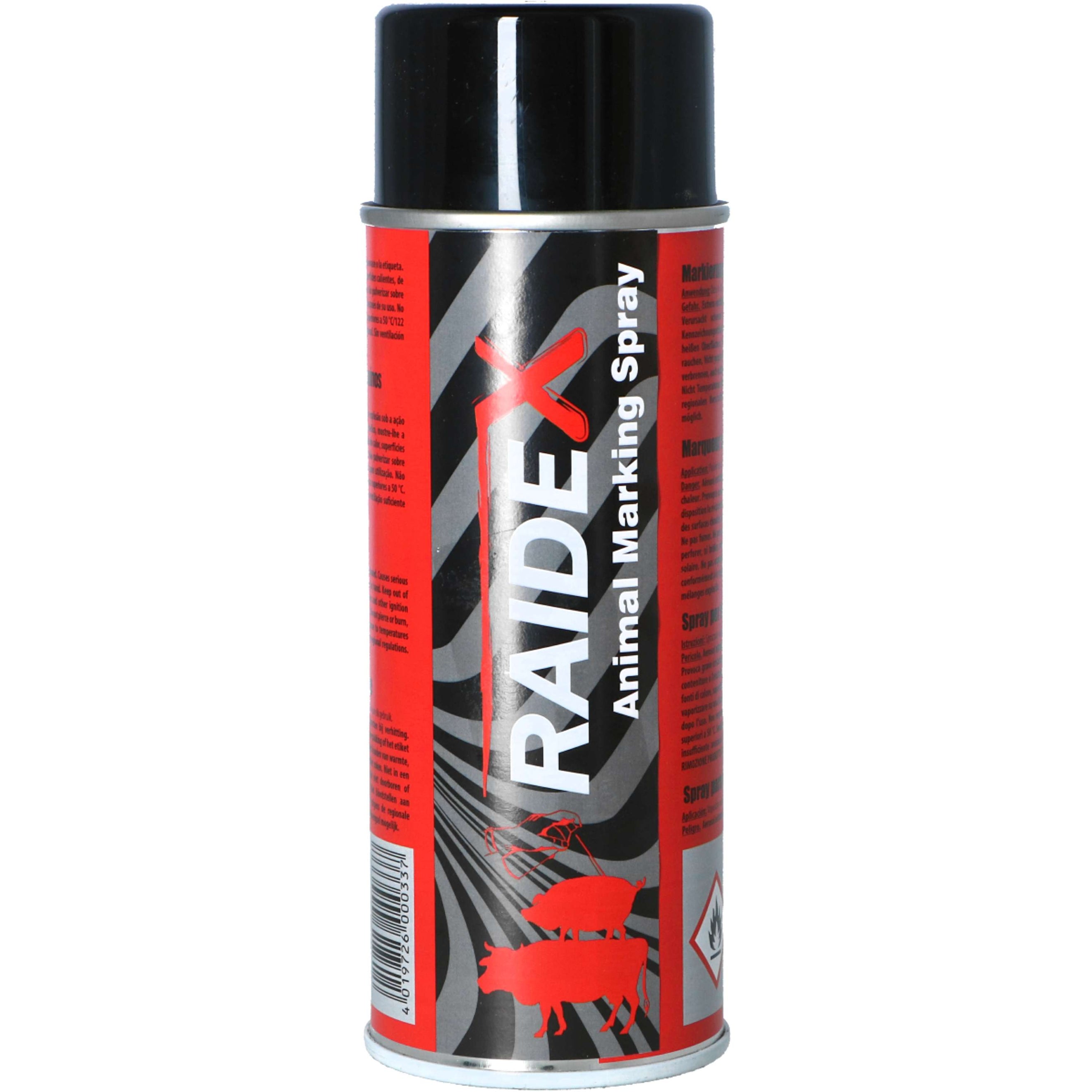 Raidex Spray de marquage Rouge