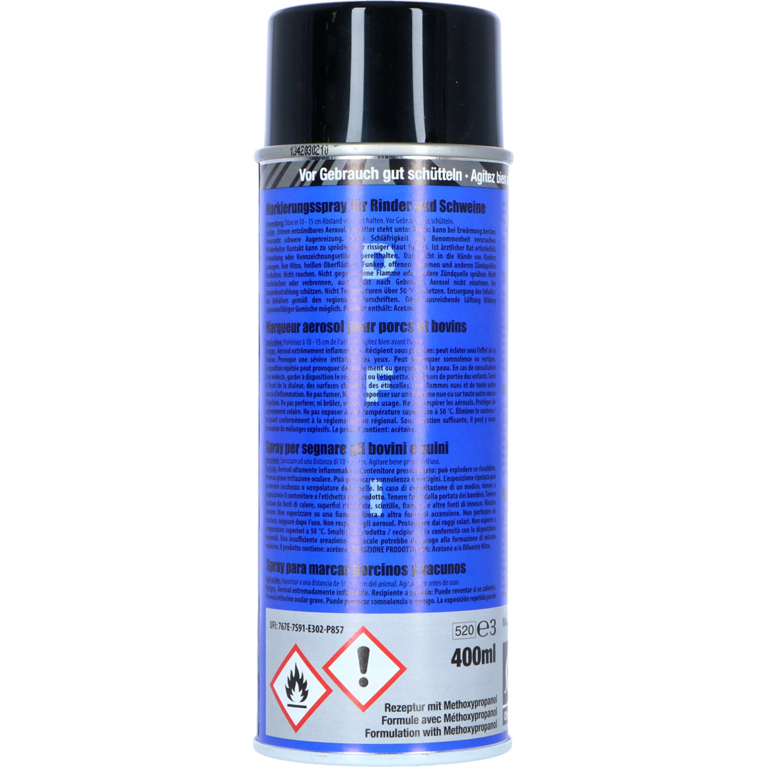 Raidex Spray de marquage Bleu Raidex Spray de marquage Bleu