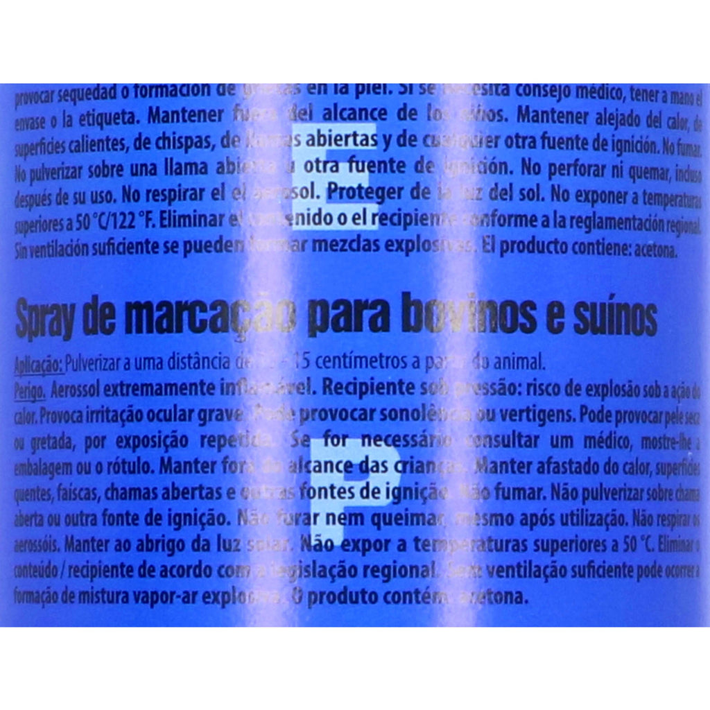 Raidex Spray de marquage Bleu