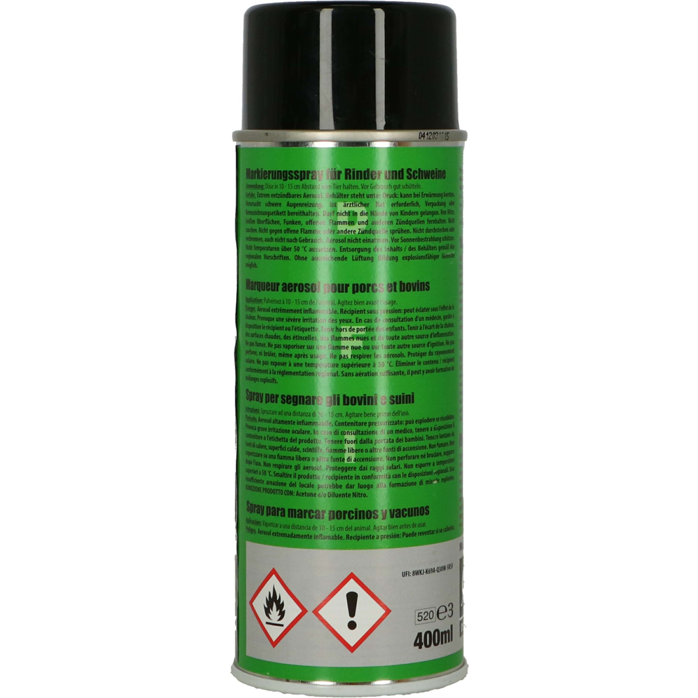 Raidex Spray de marquage Vert