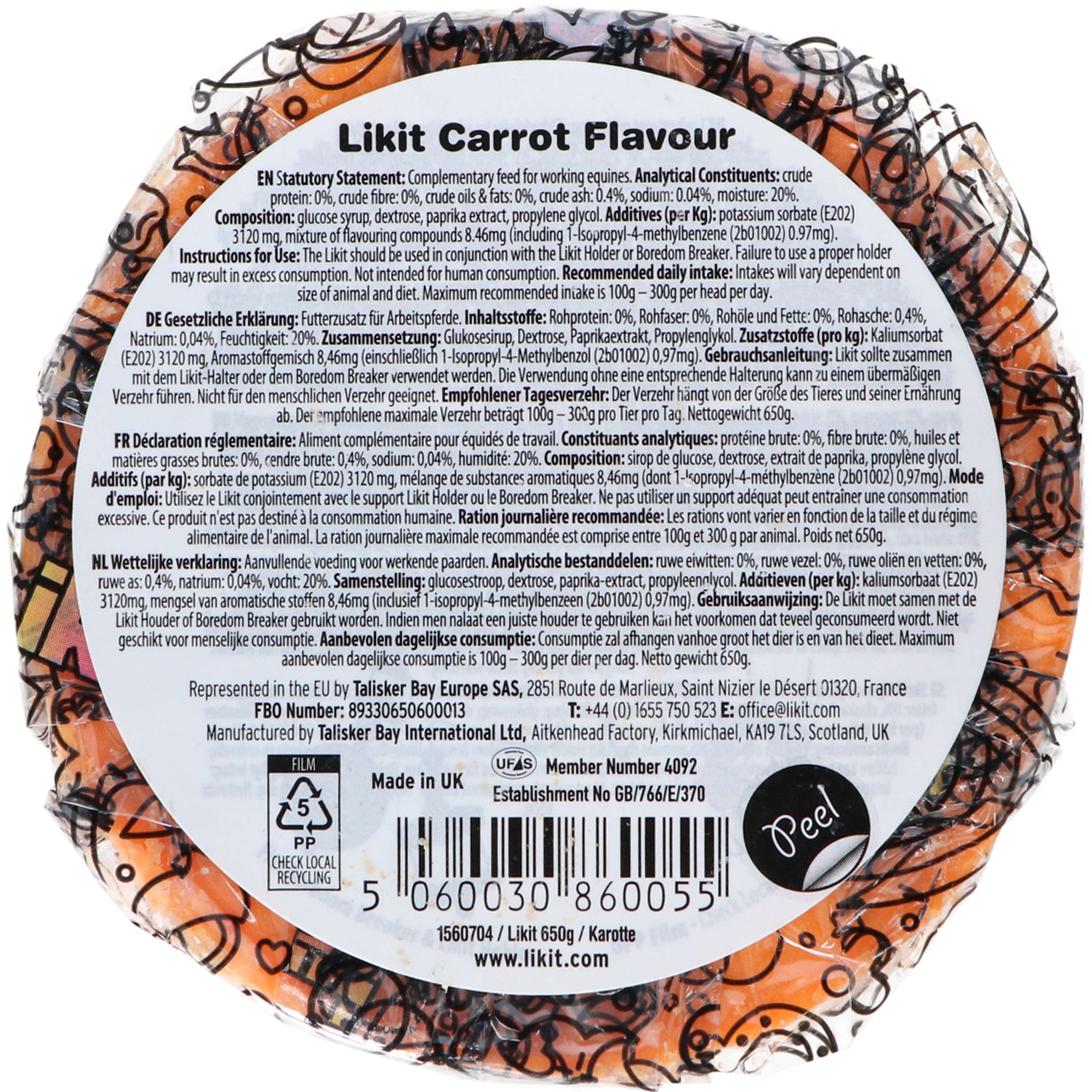 Likit Pierre à Lécher Carotte Likit Pierre à Lécher Carotte