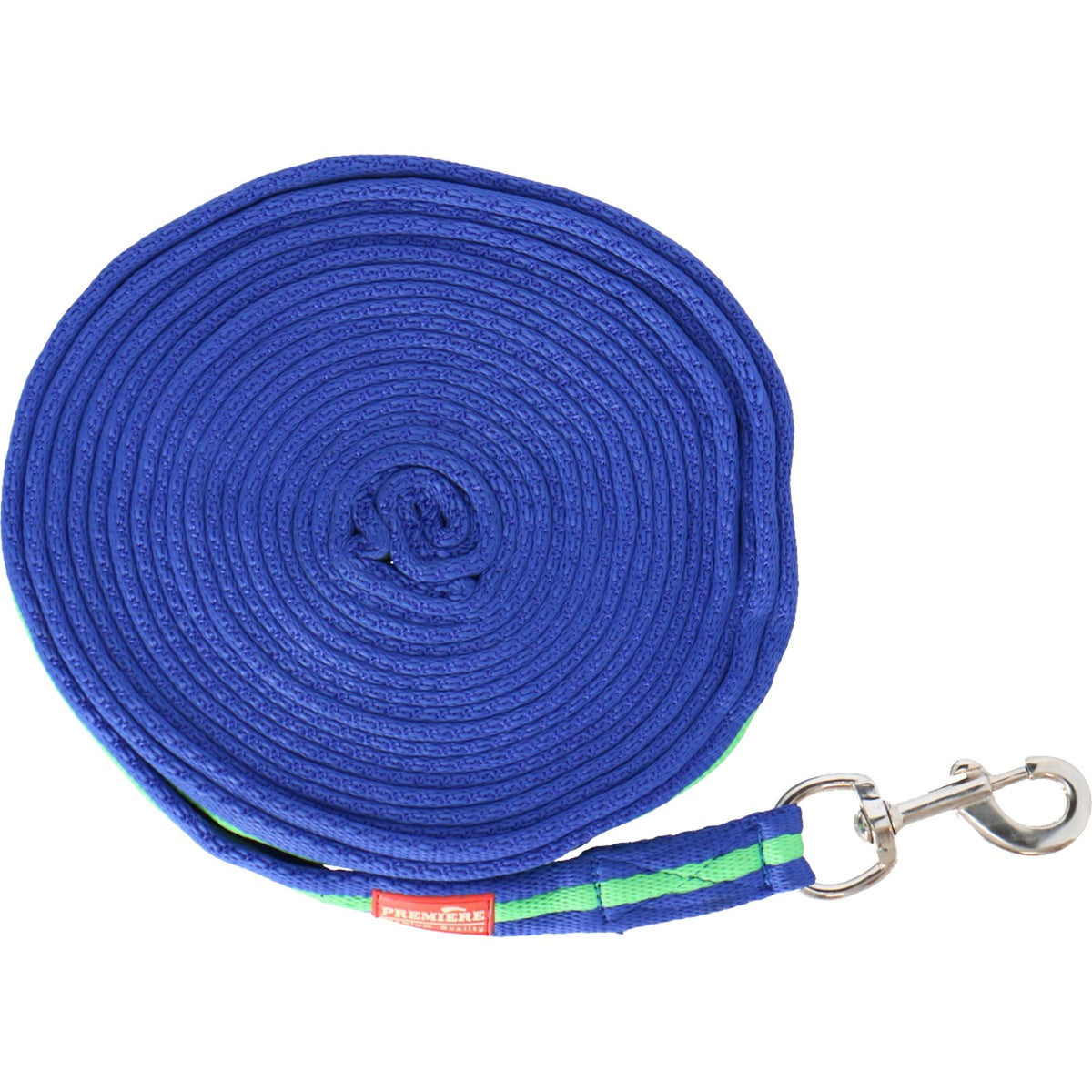 Premiere Longe Softgrip avec Mousqueton Bleu/Vert