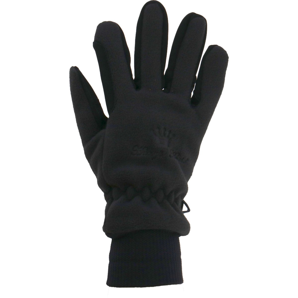 Harry's Horse Gants d'Équitation Fleece Longs Bords Noir