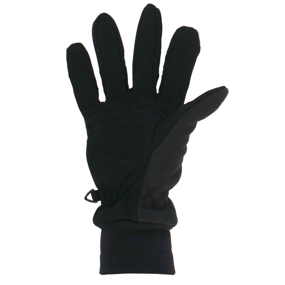 Harry's Horse Gants d'Équitation Fleece Longs Bords Noir