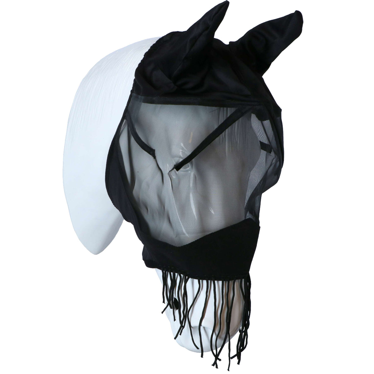 Kerbl Masque anti-mouches avec oreilles Noir