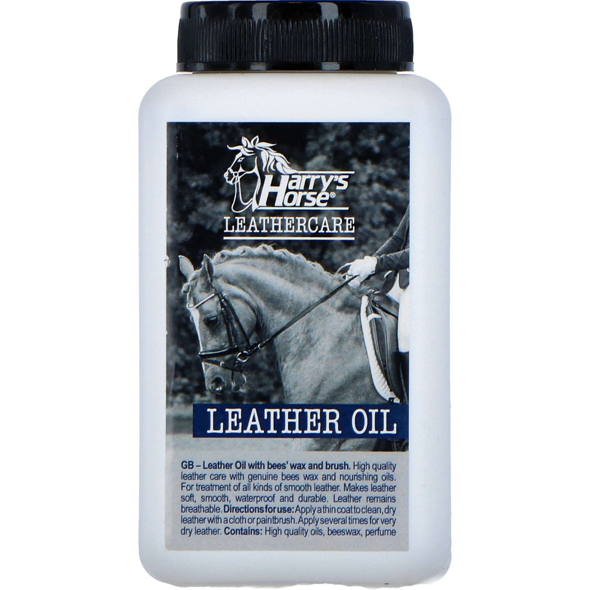 Harry's Horse Huile pour Cuir avec cire d'abeille et Brosse