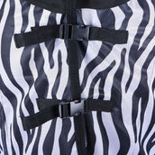 HORKA Couvre-reins Anti-mouches Fixe Cou Zebra