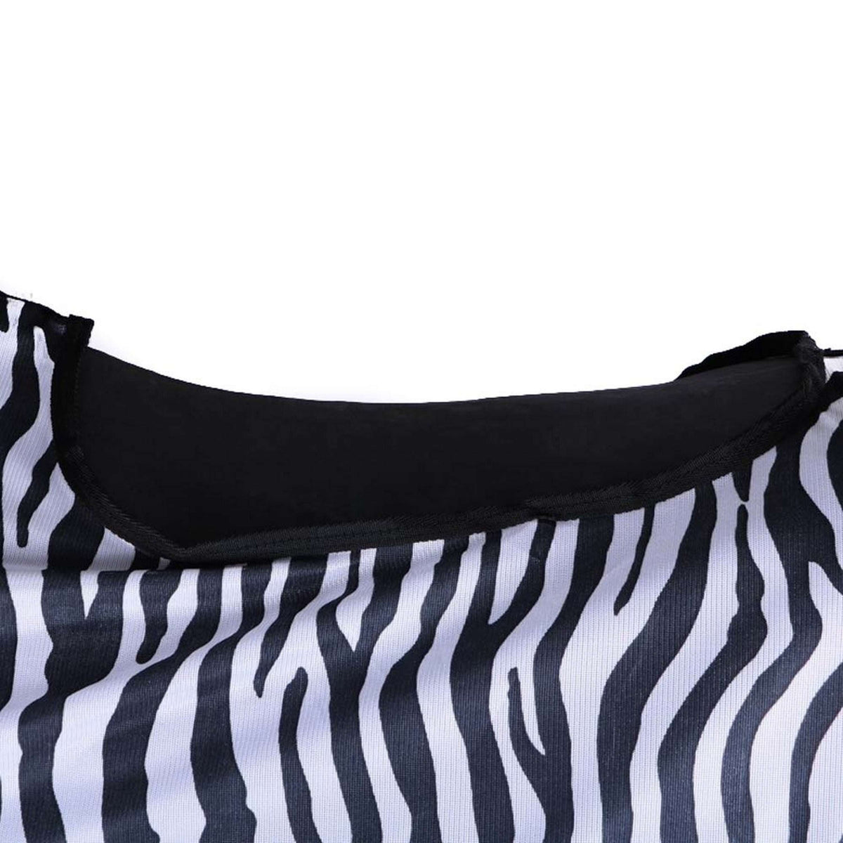 HORKA Couvre-reins Anti-mouches Fixe Cou Zebra