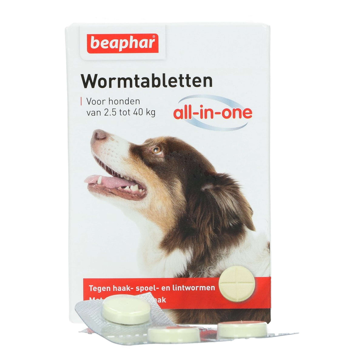 Beaphar Comprimés Vermifuges All-in-One 2,5-40kg