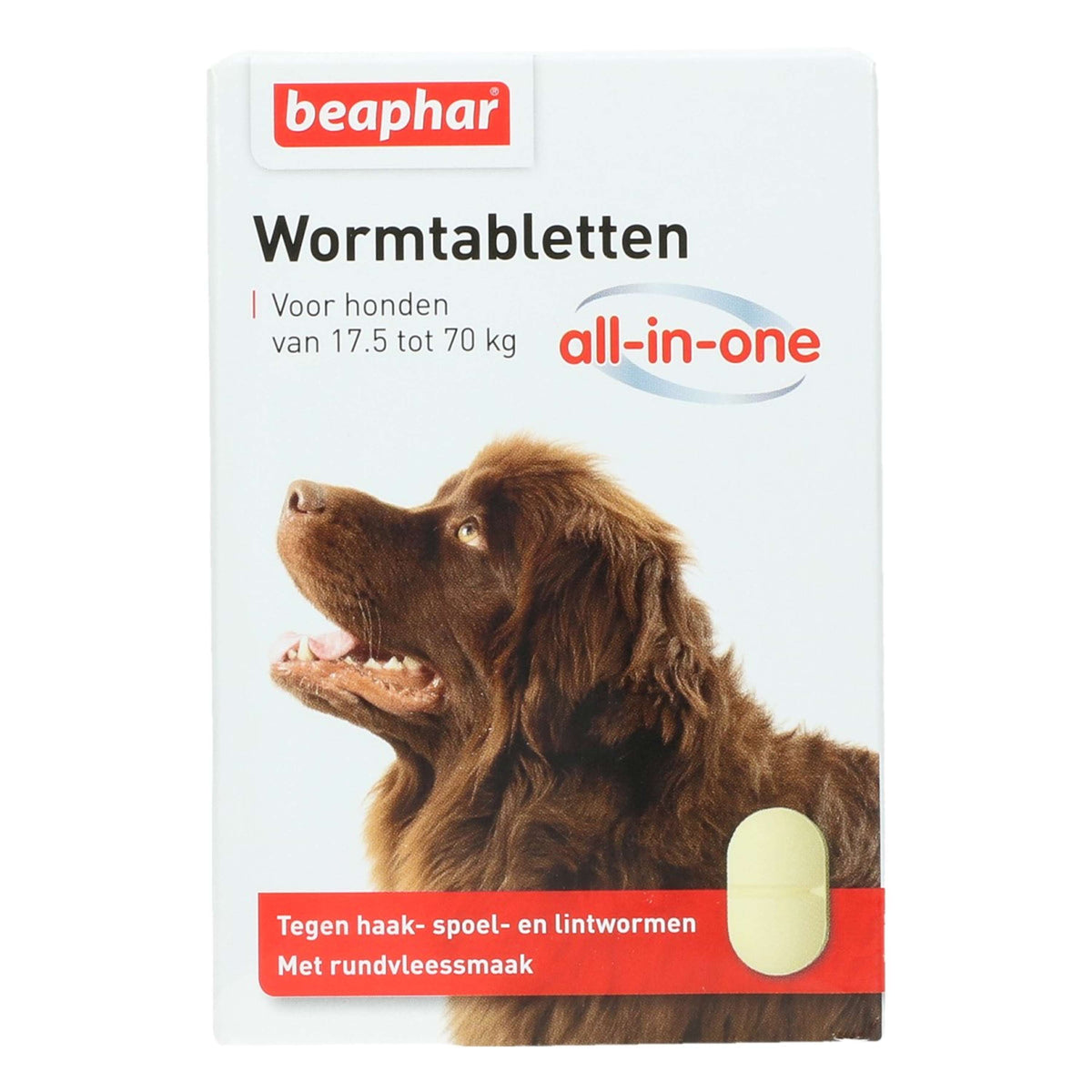 Beaphar Comprimés Vermifuges All-in-One 17,5-70kg