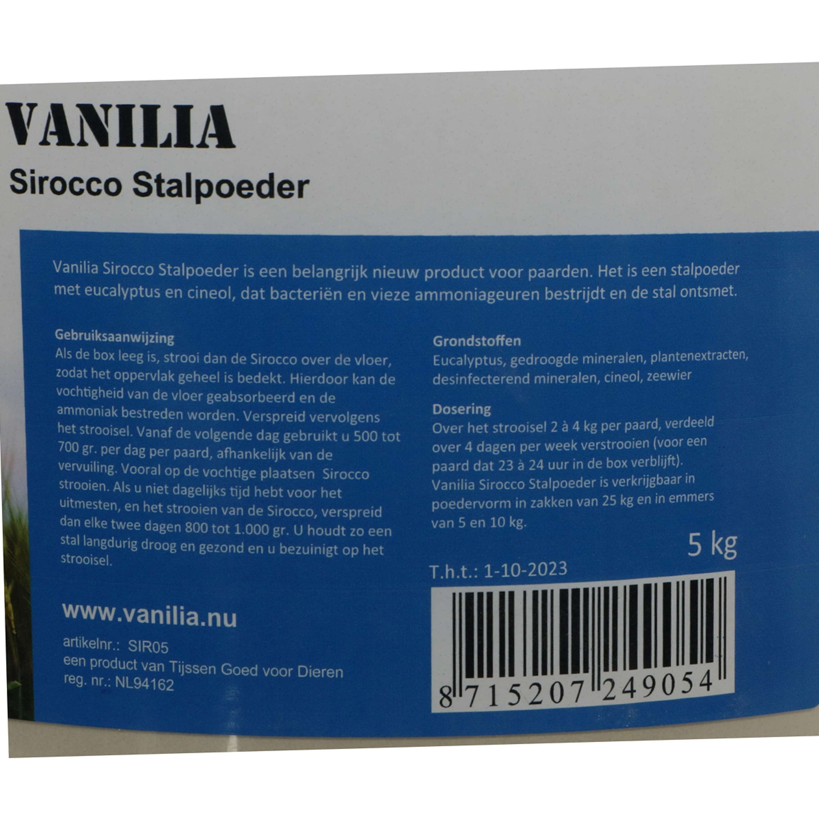 Sirocco Stal poeder poudre stable Sirocco Stal poeder poudre stable