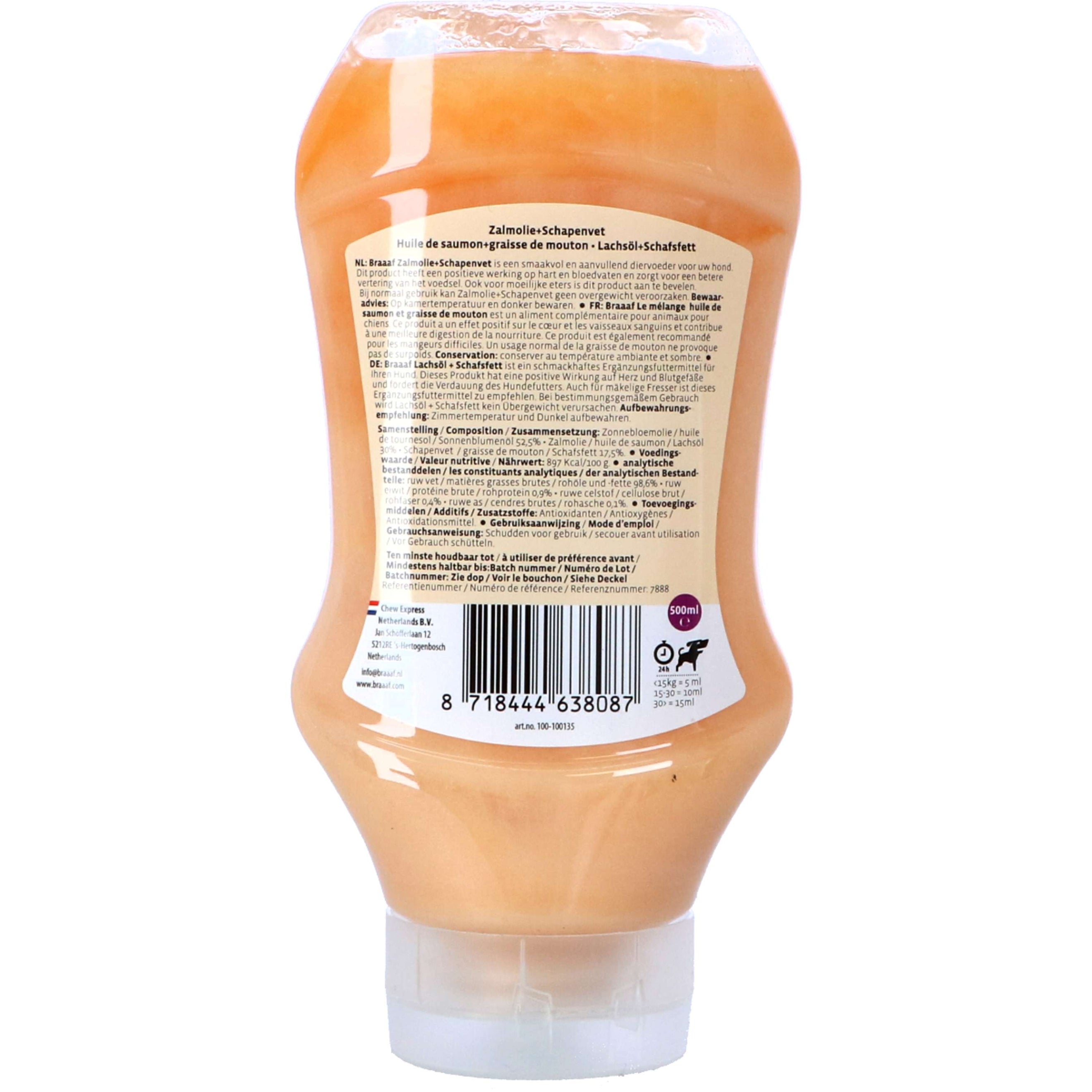 Braaaf Huile de saumon/Graisse de mouton Duo Braaaf Huile de saumon/Graisse de mouton Duo