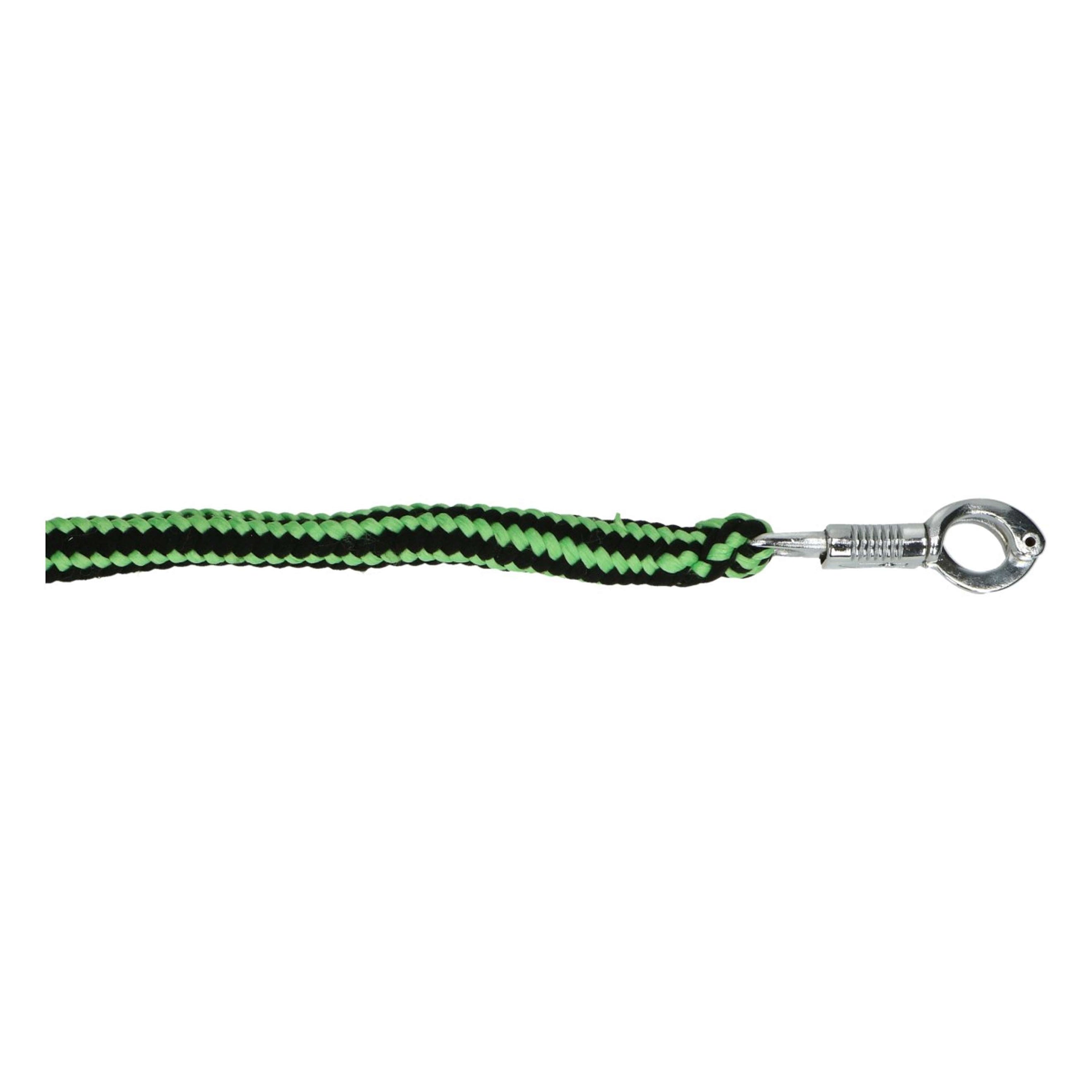 Covalliero Corde pour Licol Hippo Crochet Panique Anthracite/Citron