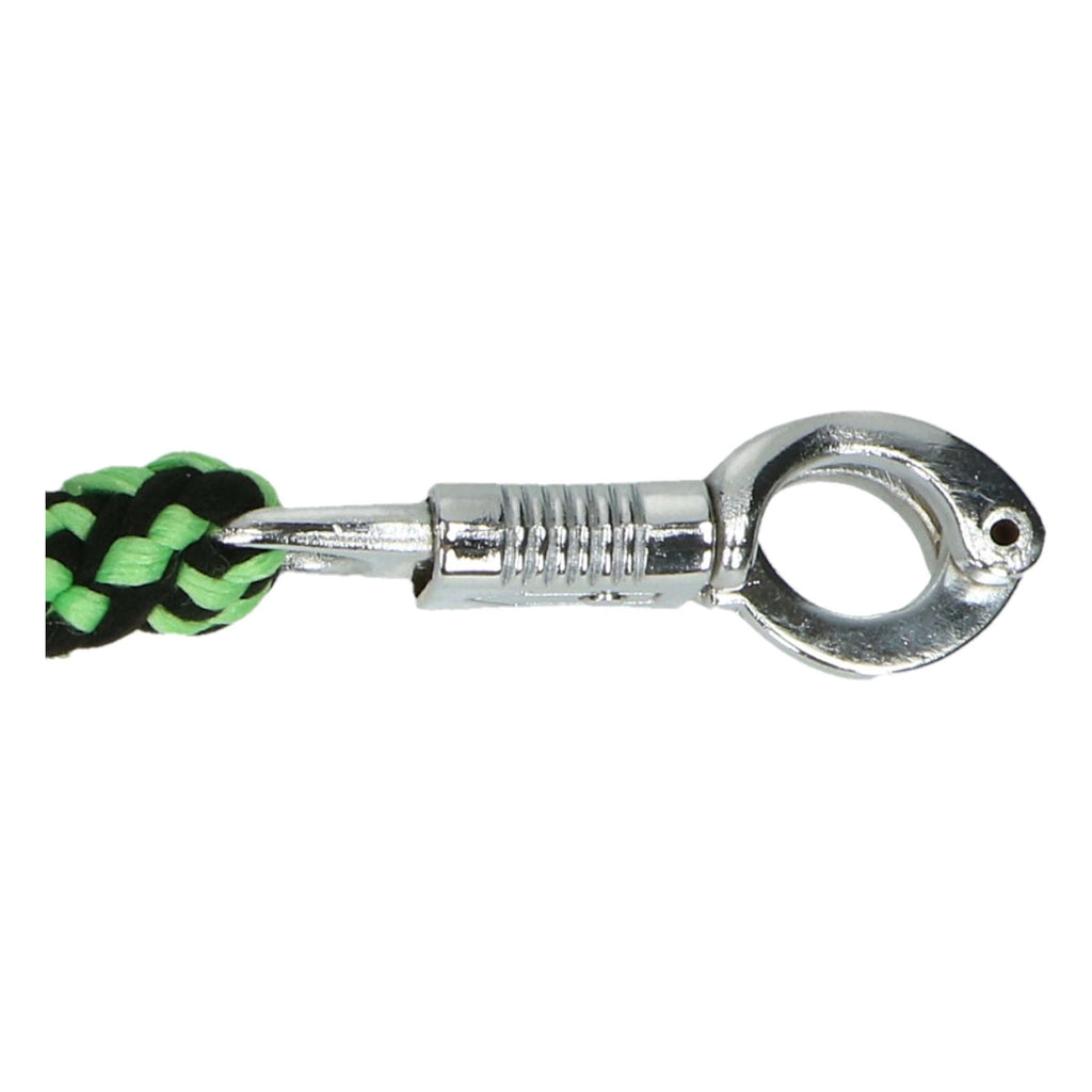 Covalliero Corde pour Licol Hippo avec Crochet Panique Anthracite/Citron