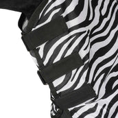 HORKA Couverture Anti-Mouches avec Cou Fixé Zebra