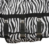 HORKA Couverture Anti-Mouches avec Cou Fixé Zebra