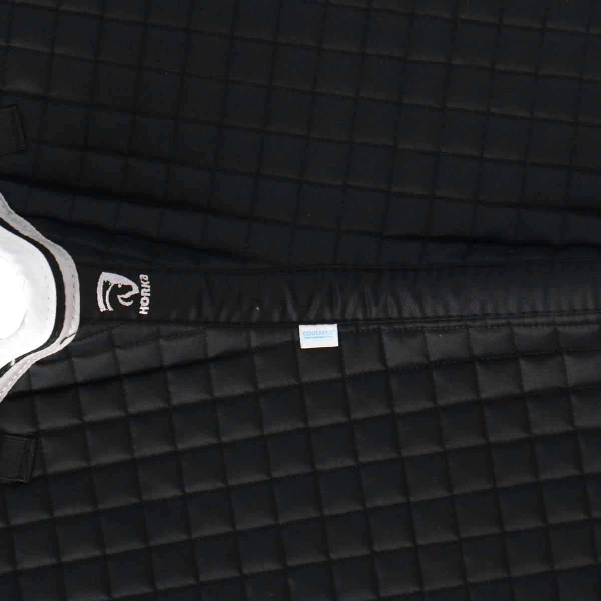 HORKA Tapis de Selle Chic Saut & Polyvalent Noir