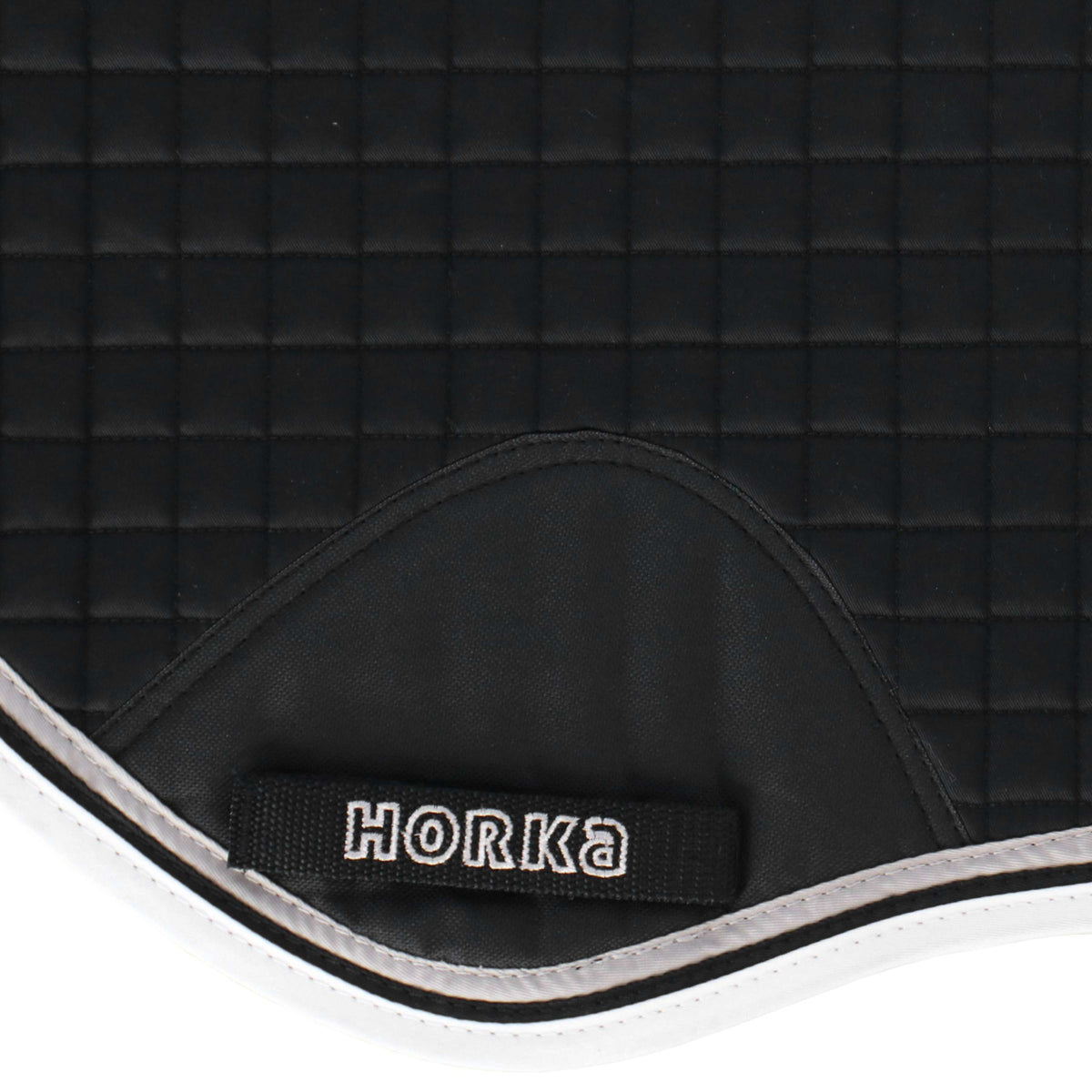 HORKA Tapis de Selle Chic Saut & Polyvalent Noir
