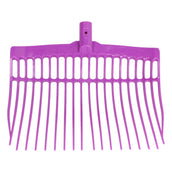 Vplast Fourche à Fumier Plastique sans Manche Violet