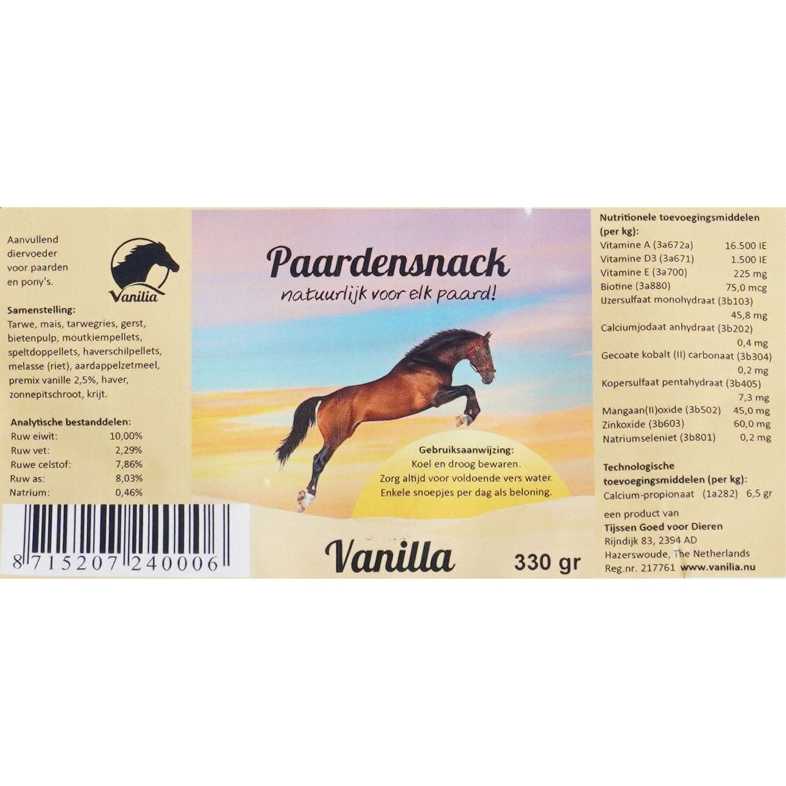 Vanilia Friandises pour Cheval