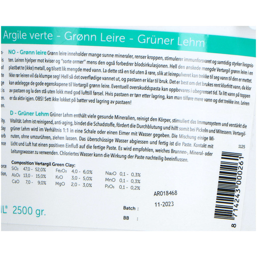 Vertargil Limon Vert Superfin