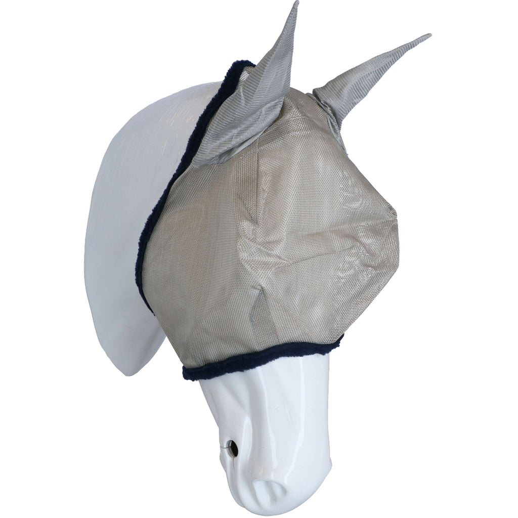Amigo Fly Mask Argent/Bleu Marine