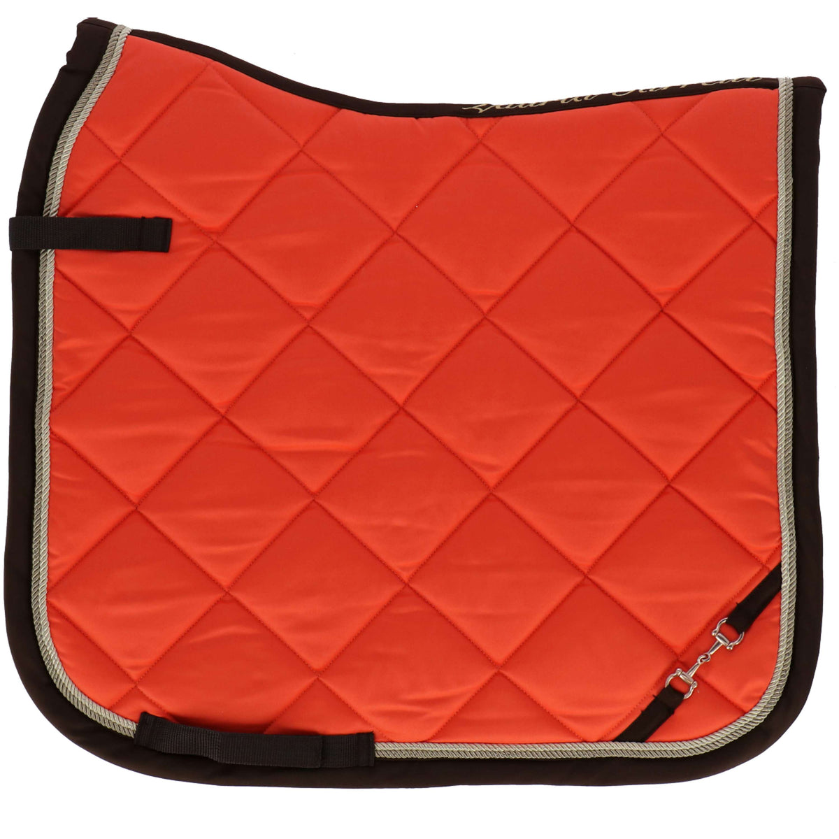 Lauria Garrelli Tapis de Selle Golden Gate Mors Dressage Orange