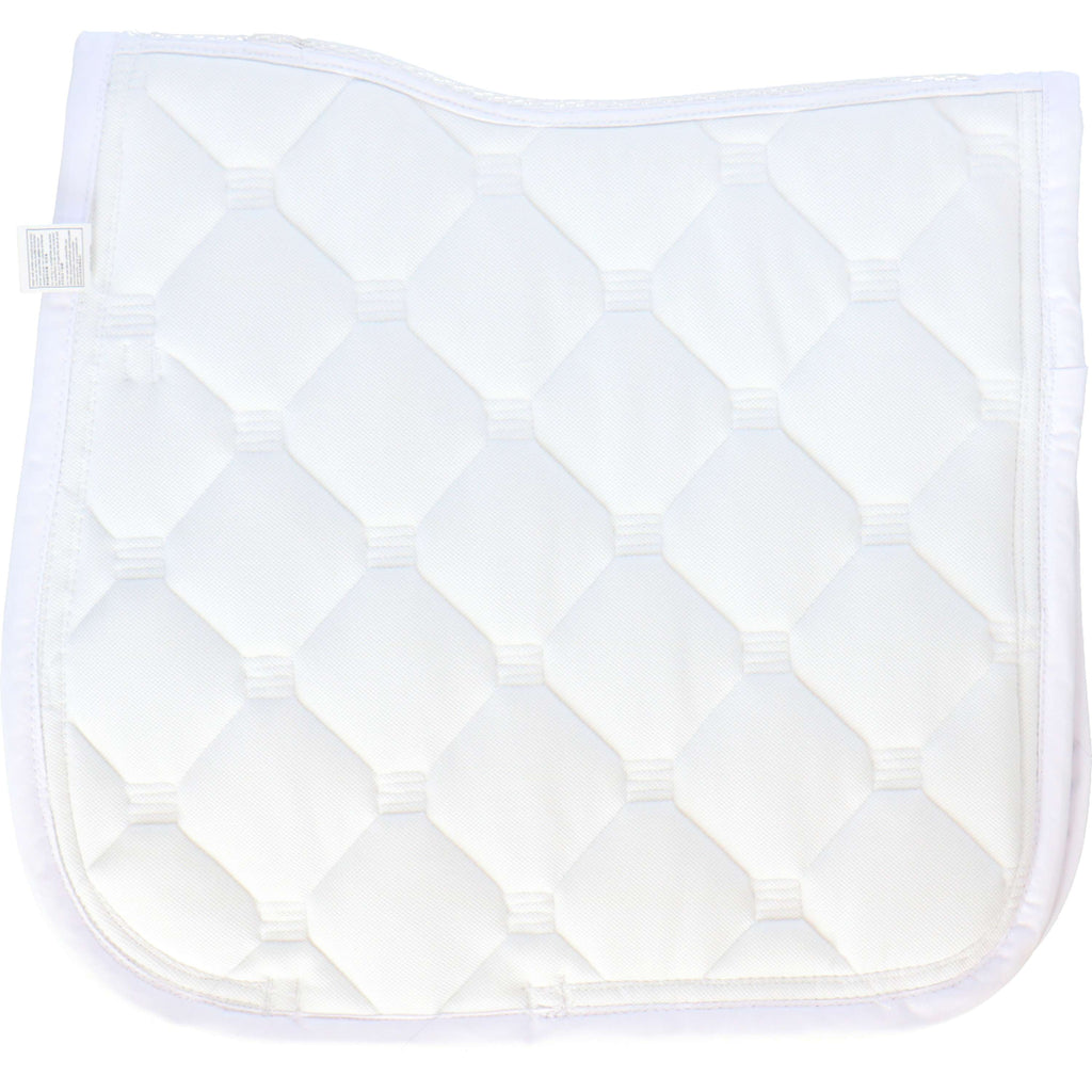 BR Tapis de Selle Sublime Airflow Dressage Blanc