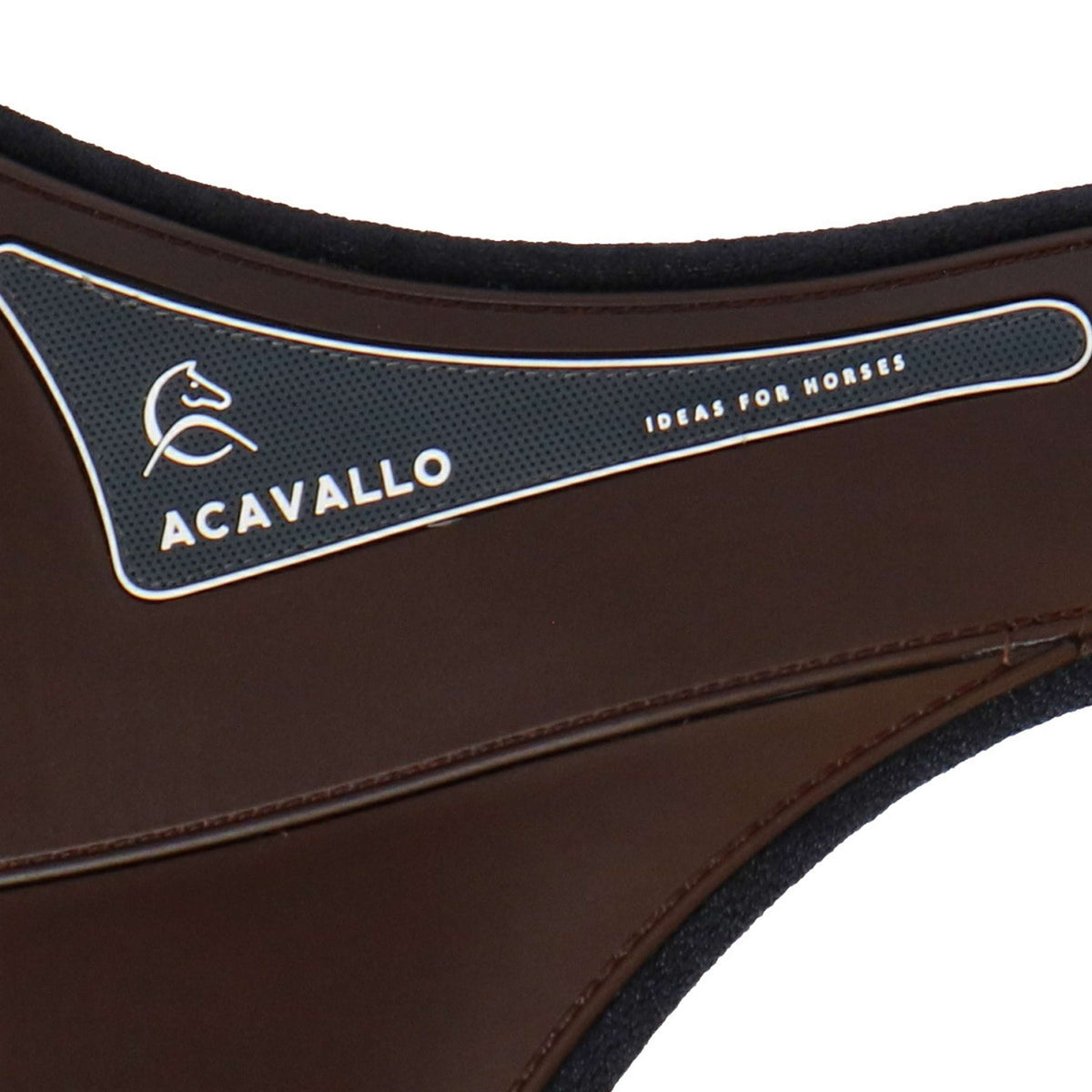 Acavallo Sangle Comfort Gel pour Saut Marron