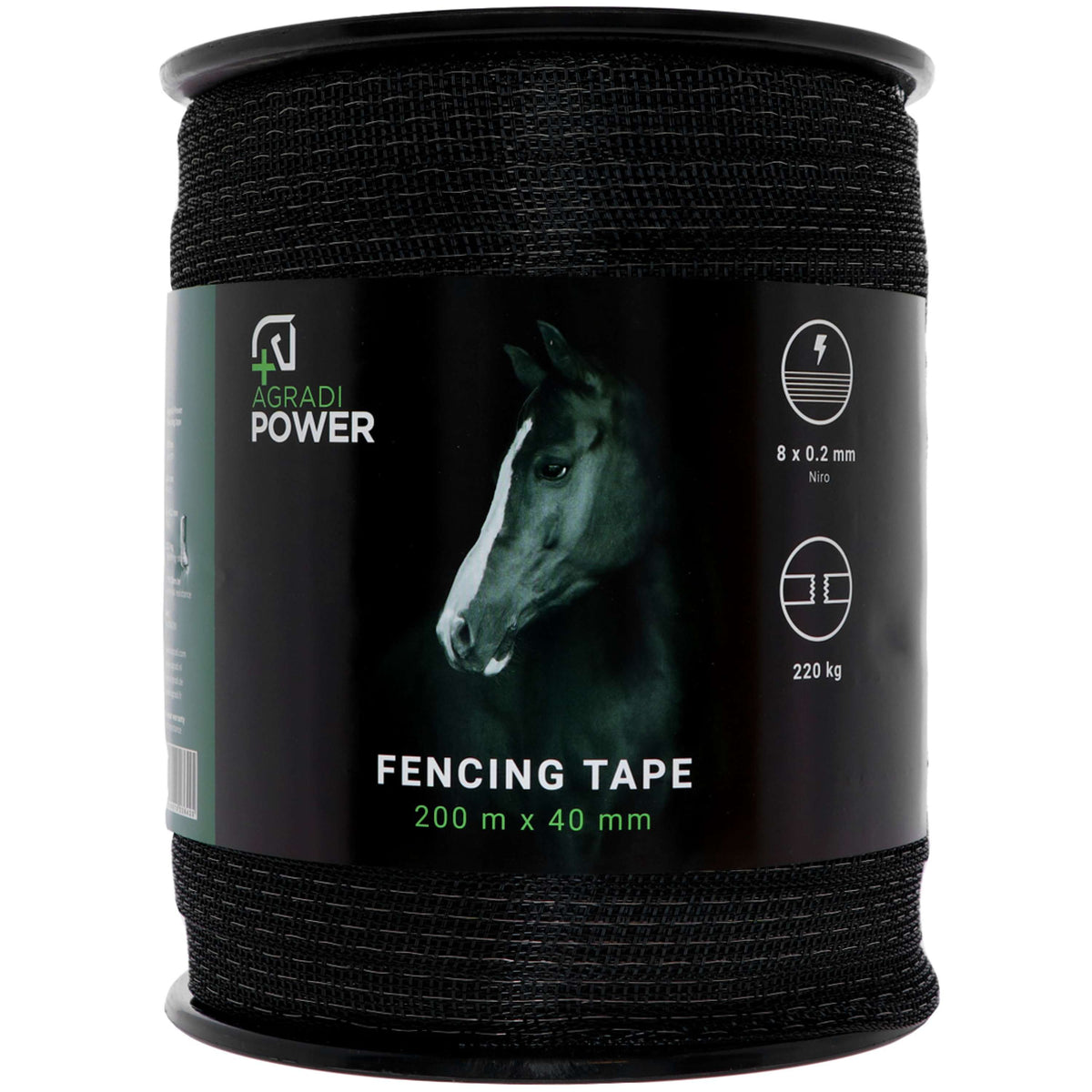 Agradi Power Ruban Noir Noir