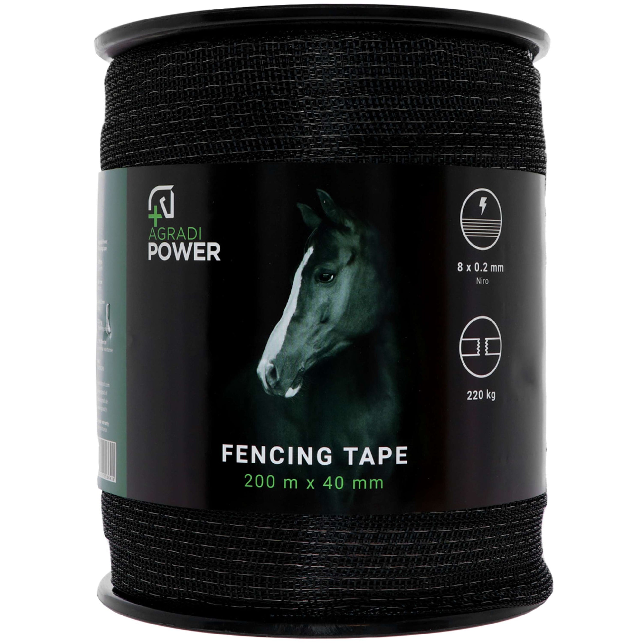 Agradi Power Ruban Noir Noir